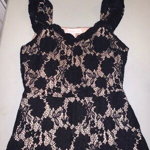 Elegant Black Lace Dress